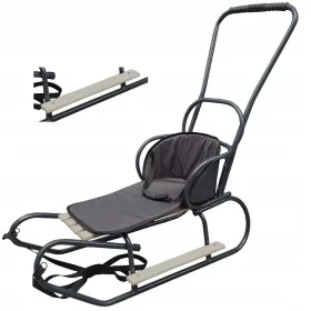    KOMFORTABLER, SICHERER SCHLITTENGRIFF, DICKER MATRATZENSCHIEBER, SOLIDER STAHL