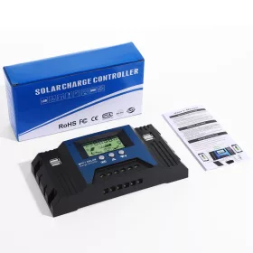    SOLAR-LADECONTROLLER MPPT 100A 12V/24V MIT INTELLIGENTEM PANEL-SCHUTZ