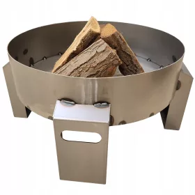    WATRA Gartenkamin Großer Massiv-Feuerrost 60 cm Stahl 2mm 17950