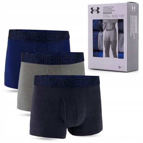  HERREN-BOXER UND ARMOUR SPORTHÖSCHE BAUMWOLLE KOMFORT 3" 1383891-410