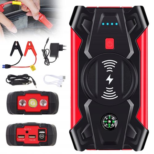  12-V-STARTER-POWERBANK, STARTGERÄTE MIT JUMPKABELN