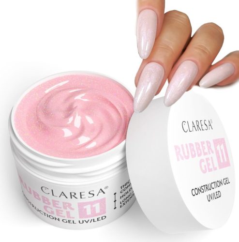  Claresa Rubber Gel 11, ein dickes Gel zum Aufbau von Nägeln, 45 g