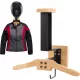  WANDHALTERUNG MOTORRAD HELMTRÄGER JACKE AUFHÄNGER FÜR MOTORRAD 2IN1