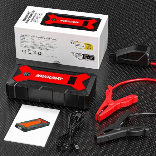  JUMP STARTER NWOUIIAY STARTER AUTO POWERBANK 15800 MAH POWERFUL PRO