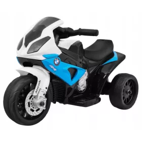    BMW S1000 RR Mini batteriebetriebenes Motorrad für Kinder Blau + 3 Räder + Sound