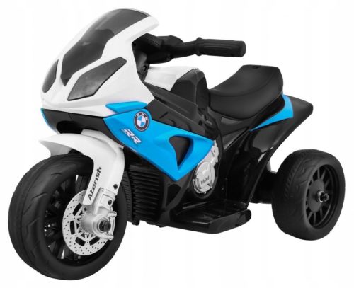  BMW S1000 RR Mini batteriebetriebenes Motorrad für Kinder Blau + 3 Räder + Sound