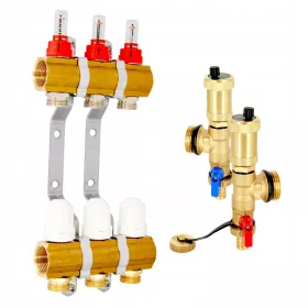  FUSSBODENHEIZUNGSVERTEILER, 3-KREIS-Automatikgebläse