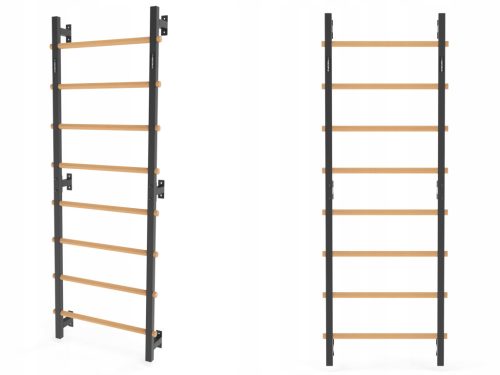  ENDORPHIT | Reha-Gymnastikleiter aus Holz und Metall, 210 x 75 cm