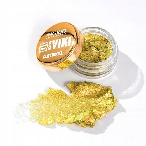  INGRID COSMETICS GLITZER GEL 02 GOLDENE SEELE