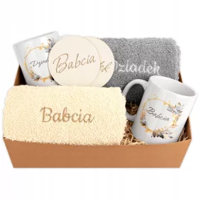    Geschenk für Oma und Opa HANDTÜCHER BECHER Oma und Opa zum Tag db