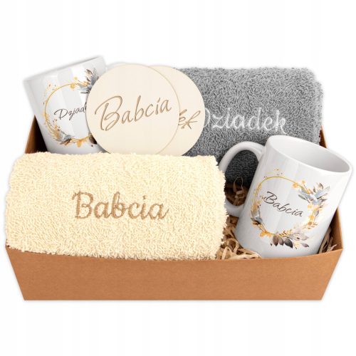  Geschenk für Oma und Opa HANDTÜCHER BECHER Oma und Opa zum Tag db