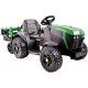 TRAKTOR MIT BATTERIE 12V 2x45W ANHÄNGERFERNBEDIENUNG GRÜN