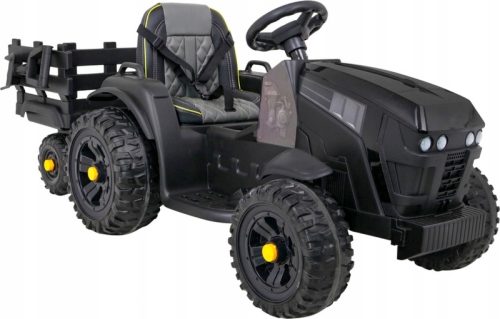  ELEKTROTRAKTOR MIT ANHÄNGER 12V 2x45W SCHWARZ FERNBEDIENUNG