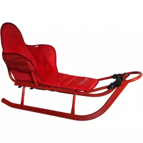  Roter Adbor Piccolino Schlitten mit Matratze