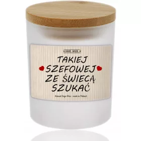    Ein Geschenk für den Chef, Direktor, Präsidenten, Manager, Geschenk – Kerze