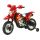  Batteriebetriebenes Motorrad für Kinder 2 x 45 GLOWING WHEELS LEATHER MOTO-M-9-RED
