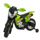  Batteriebetriebenes Motorrad für Kinder, 2 x 45 leuchtende Lederräder