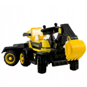    Batteriebetriebener Bagger für Kinder, LED-MP3-Anhänger, bewegliche Schaufel