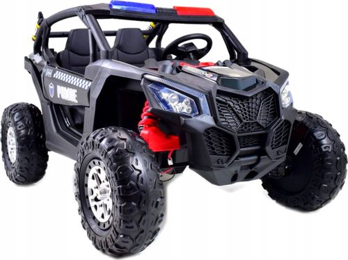  MEGA JEEP BUGGY POLICE 2 SAISON 24V POWER 800W AMORY PILOT