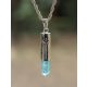  AQUA AURA ORGINALER RUNE ALGIZ SILBERANHÄNGER.