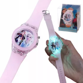    FROZEN Mädchen-LED-Uhr ELSA leuchtende ANNA für ein kleines Mädchen