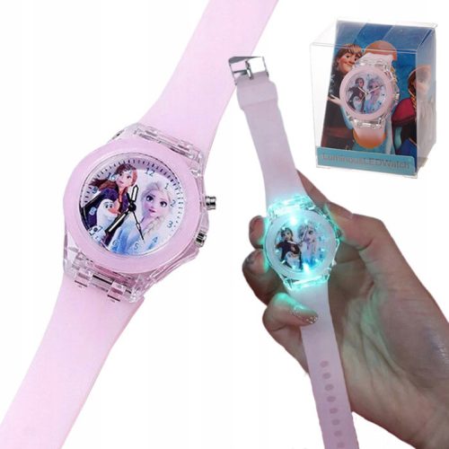  FROZEN Mädchen-LED-Uhr ELSA leuchtende ANNA für ein kleines Mädchen