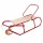  Kinder-Metallschlitten mit Rückenlehne BAYO 87 cm, rot