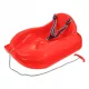  Baby Mix MINI roter Kunststoffschlitten mit Rückenlehne