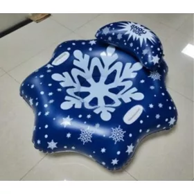    Schlittenschlitten aufblasbar auf Schnee, Rad, Sternreifen, hochwertig verarbeitet