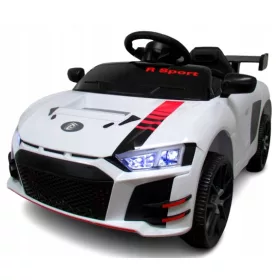    Cabrio A1 Weiß, batteriebetriebenes Auto, Wippfunktion, AUSSTELLUNGSFERNBEDIENUNG,