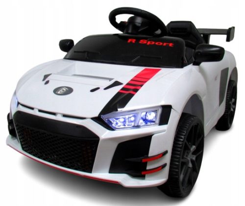  Cabrio A1 Weiß, batteriebetriebenes Auto, Wippfunktion, AUSSTELLUNGSFERNBEDIENUNG,