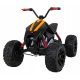  Lucky Seven batteriebetriebenes Quad Schwarz + EVA-Räder + Free Start + LED + MP3