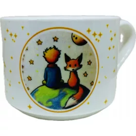    Tasse „Der kleine Prinz“, Becher mit Zitaten aus „Der kleine Prinz“, 2 Fudges