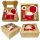  WEIHNACHTSGESCHENK UNTER DEM WEIHNACHTSBAUM BECHER-GESCHENKSET WEIHNACHTSMANN ROT