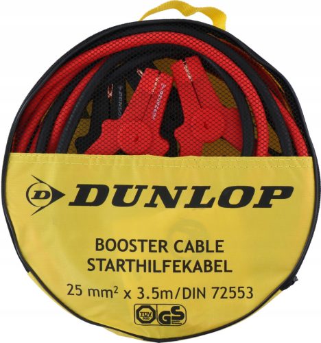  DUNLOP-Kabel Überbrückungskabel für Batterie 3,5 m 25 mm 350 A