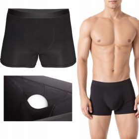  YPSILON – Herren-Boxershorts mit Tasche, 94 % Viskose, M