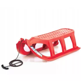    TULIMI Tatra Kunststoffschlitten, 400x1090x310cm, Tragkraft 50kg, rot