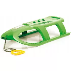    TULIMI Kunststoffschlitten, 40x102,5x23cm, Tragkraft 50kg, grün