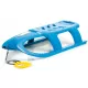  TULIMI Kunststoffschlitten, 40x102,5x23cm, Tragkraft 50kg, blau