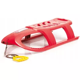    TULIMI Kunststoffschlitten, 40x102,5x23cm, Tragkraft 50kg, rot