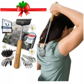    Rückenkratzer, Rückenkratzer, GESCHENK FÜR DIE FRAU DER MUTTER, VERSTELLBARE SPITZEN, MASSAGE