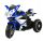  Batteriebetriebenes Motorrad für Kinder 2 x 45 GLOWING WHEELS MOTO-L-12-BLUE