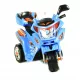  Batteriebetriebenes Motorrad für Kinder, LED-Kofferraum MOTO-S-2-BLUE