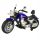  Batteriebetriebener Motorrad-Chopper für Kinder, Trike, Lichter, Musik, MOTO-L-9-BLUE