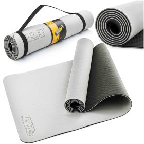  4FIZJO Trainingsmatte 180 cm x 60 cm grau