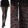  Fenome gemusterte Strumpfhose LULU109 40den schwarz Nero Größe 3/4