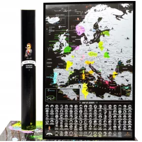  Europa-Rubbelkarte in polnischem Silber +