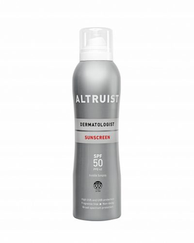 ALTRUIST Transparenter Sonnenschutzspray SPF 50 - Wasserfest und Vegan, 200 ml