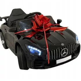    Mercedes GTR-S batteriebetriebenes Auto Weiche EVA-Räder LEDER Pilot Rot