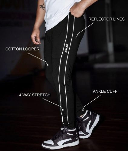  GYMX SUBLIME TRAININGSHOSE, Farbe Schwarz, Größe L, MEGA-PREIS